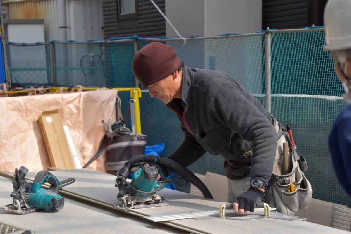 「福岡市城南区08」注文住宅現場リポート⑦【木工事】【石膏ボード】