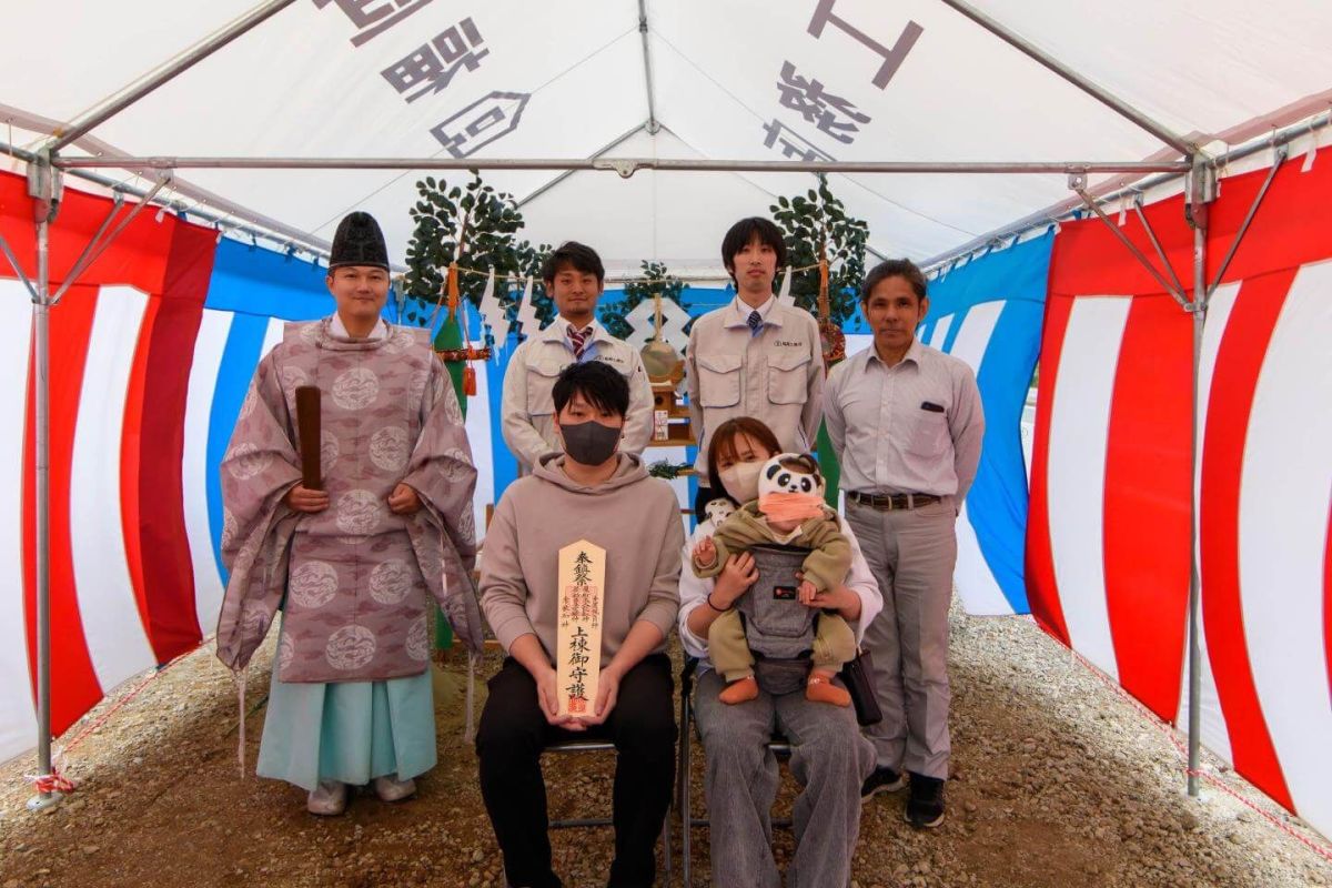 北九州市若松区04　注文住宅建築現場リポート①　～地鎮祭～