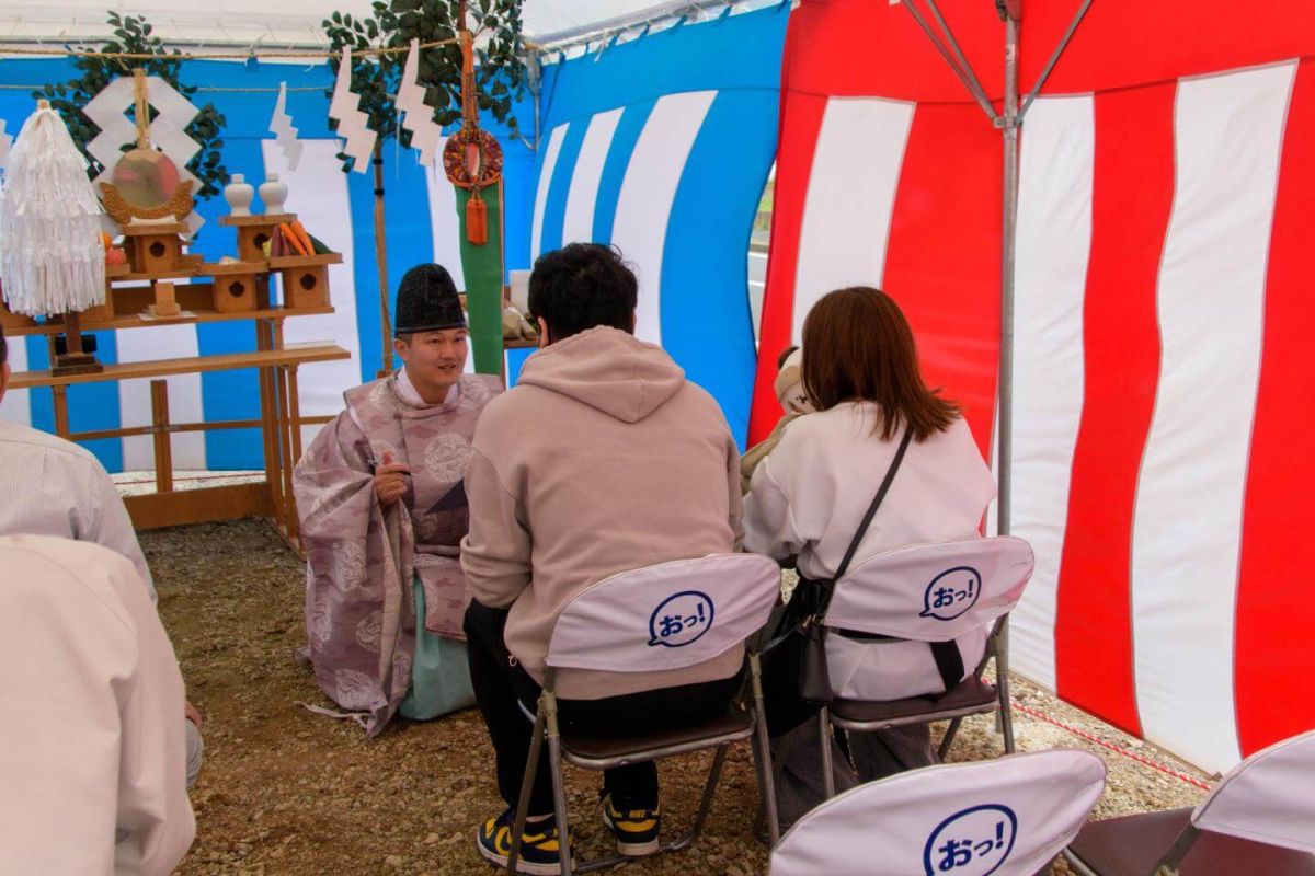 北九州市若松区04　注文住宅建築現場リポート①　～地鎮祭～