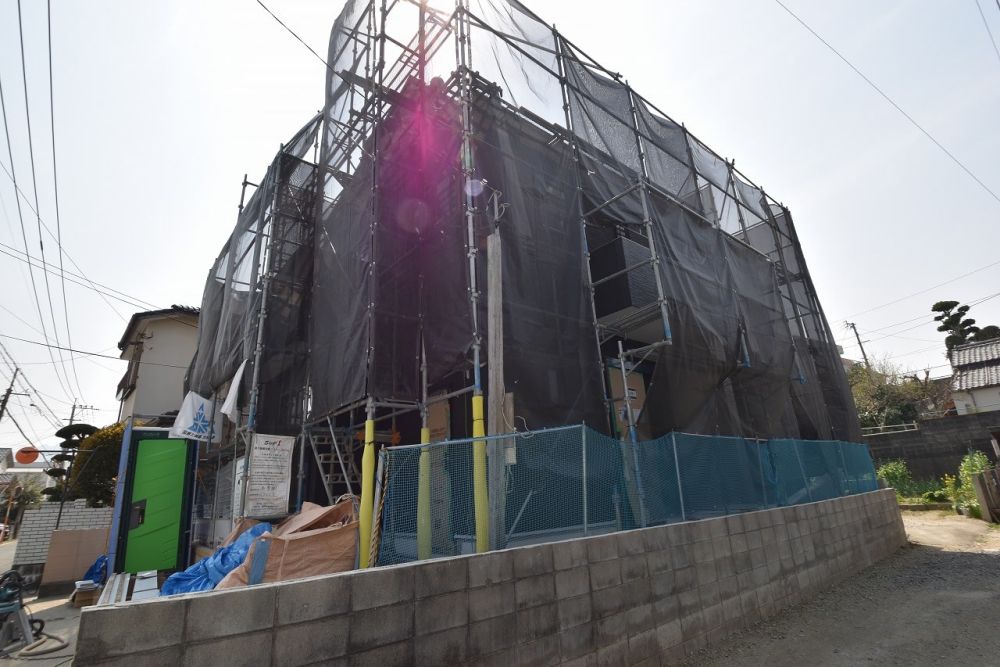 「福岡市城南区七隈03」注文住宅現場リポート⑧【外装工事】【サイディング】