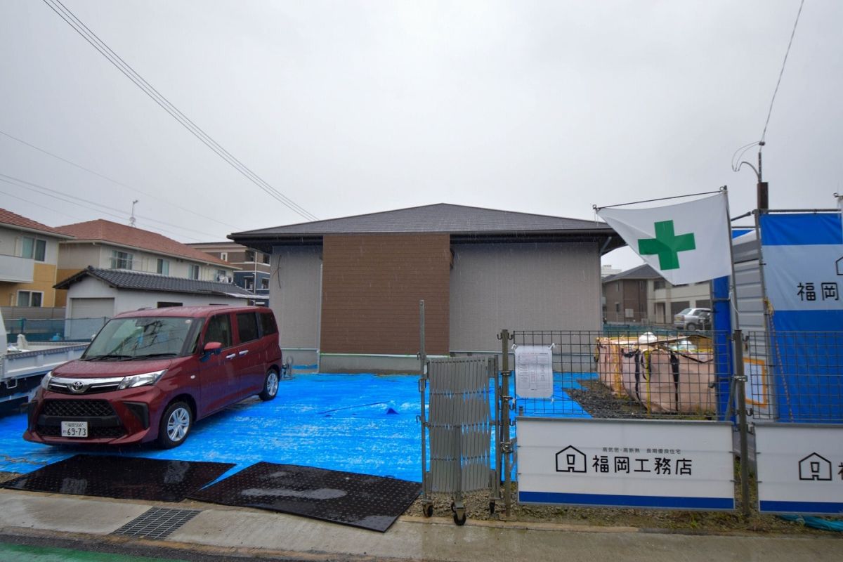 福岡県筑紫野市12　注文住宅建築現場リポート⑥　～木工事完了〜