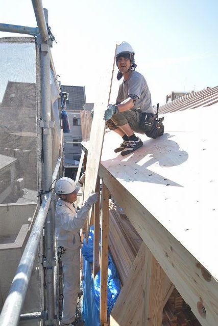 「福岡市早良区曙01」注文住宅現場リポート④【上棟式】