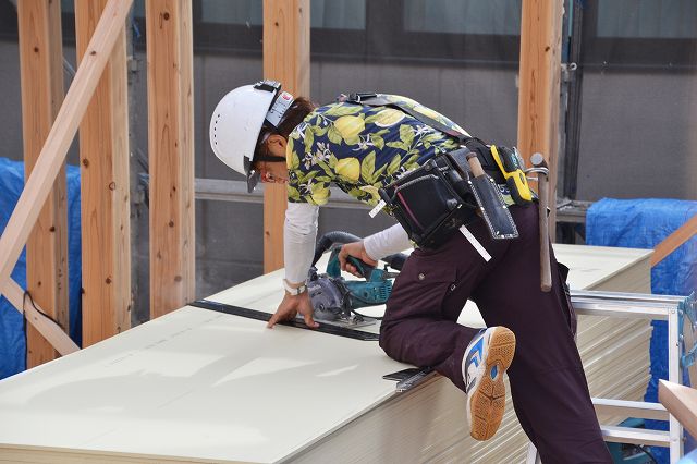 「福岡市早良区曙01」注文住宅現場リポート④【上棟式】