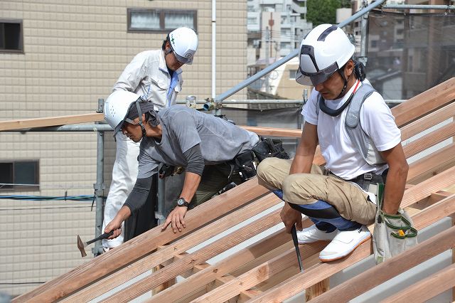 福岡市早良区曙01　注文住宅建築現場リポート④　～上棟式～