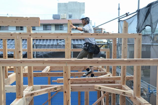 福岡市早良区曙01　注文住宅建築現場リポート④　～上棟式～