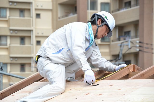 福岡市早良区曙01　注文住宅建築現場リポート④　～上棟式～