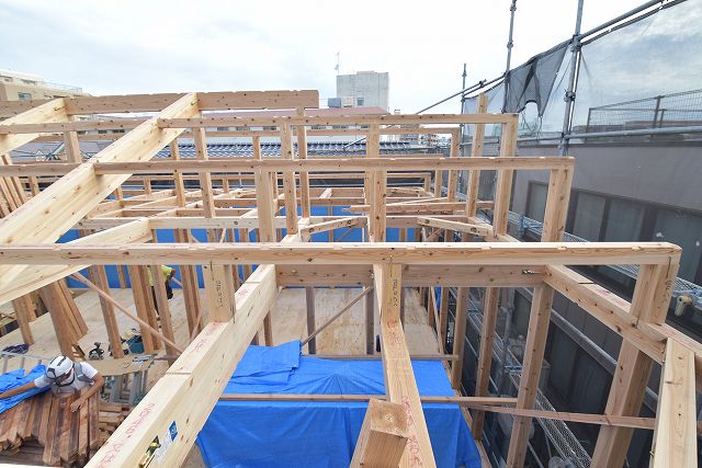 「福岡市早良区曙01」注文住宅現場リポート④【上棟式】