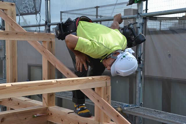 「福岡市早良区曙01」注文住宅現場リポート④【上棟式】