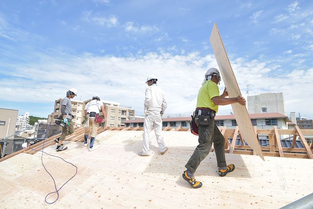 福岡市早良区曙01　注文住宅建築現場リポート④　～上棟式～