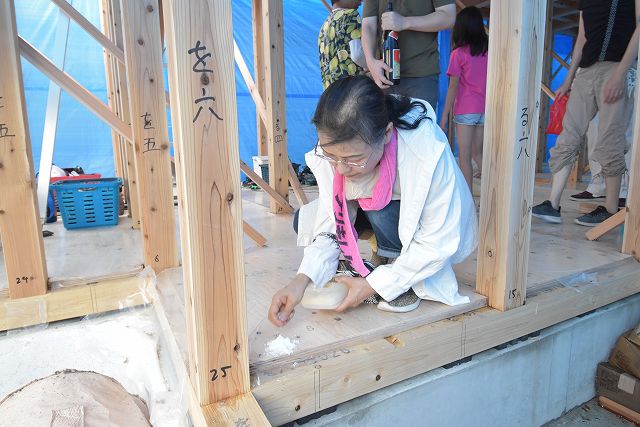 「福岡市早良区曙01」注文住宅現場リポート④【上棟式】
