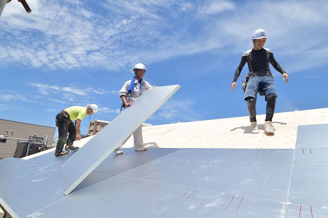 福岡市早良区曙01　注文住宅建築現場リポート④　～上棟式～