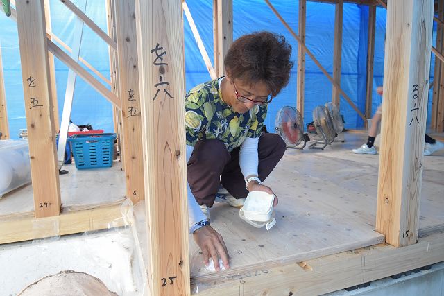 「福岡市早良区曙01」注文住宅現場リポート④【上棟式】