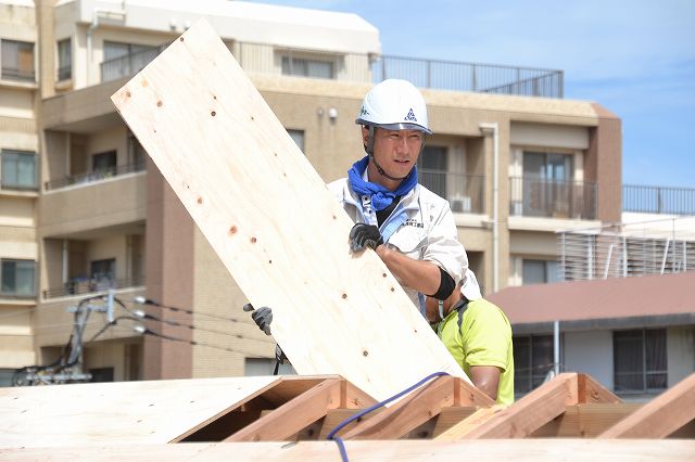 福岡市早良区曙01　注文住宅建築現場リポート④　～上棟式～