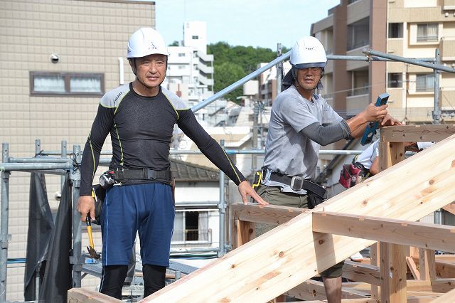 「福岡市早良区曙01」注文住宅現場リポート④【上棟式】