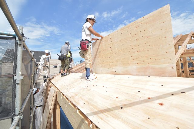 福岡市早良区曙01　注文住宅建築現場リポート④　～上棟式～