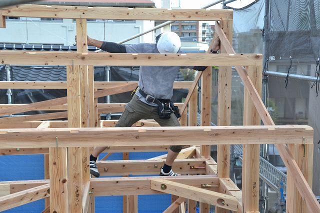 「福岡市早良区曙01」注文住宅現場リポート④【上棟式】