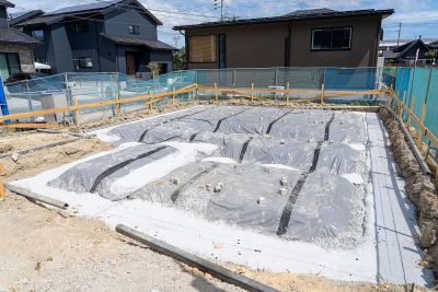 「糸島市07」注文住宅現場リポート②【基礎工事】【捨てコン】