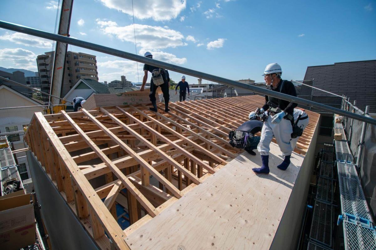 福岡県福岡市城南区08　注文住宅建築現場リポート④　～上棟式・後編～