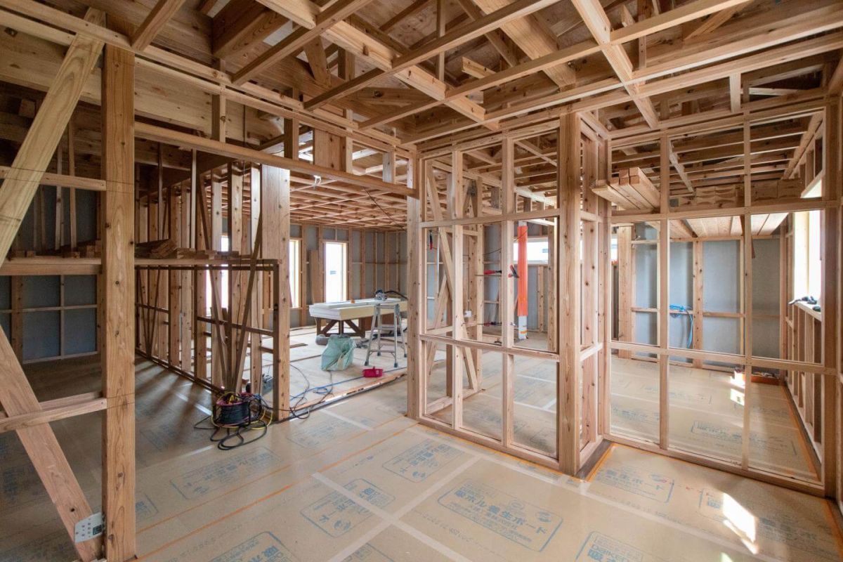 「福岡市東区10」注文住宅現場リポート⑥【木工事】【床材】