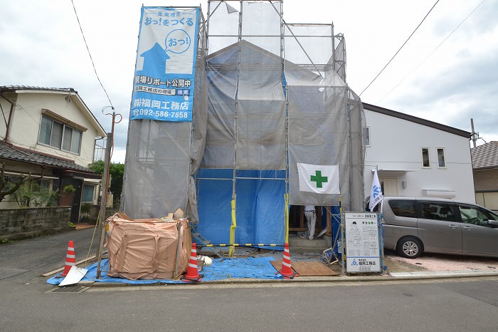 「福岡市南区02」注文住宅現場リポート⑥【木工事】【筋交い】