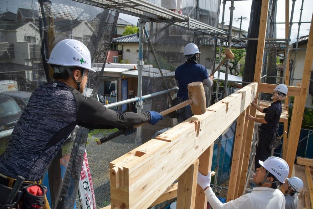 福岡市城南区04　注文住宅現場リポート④　～上棟式～