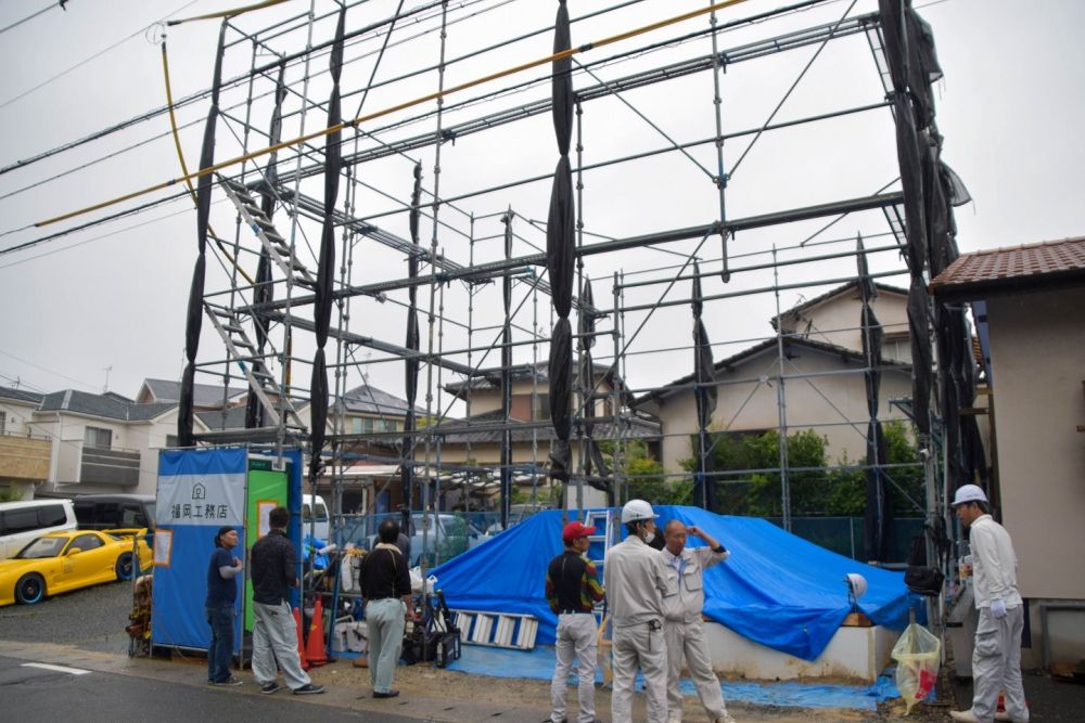 「福岡市城南区04」注文住宅現場リポート④【上棟式】
