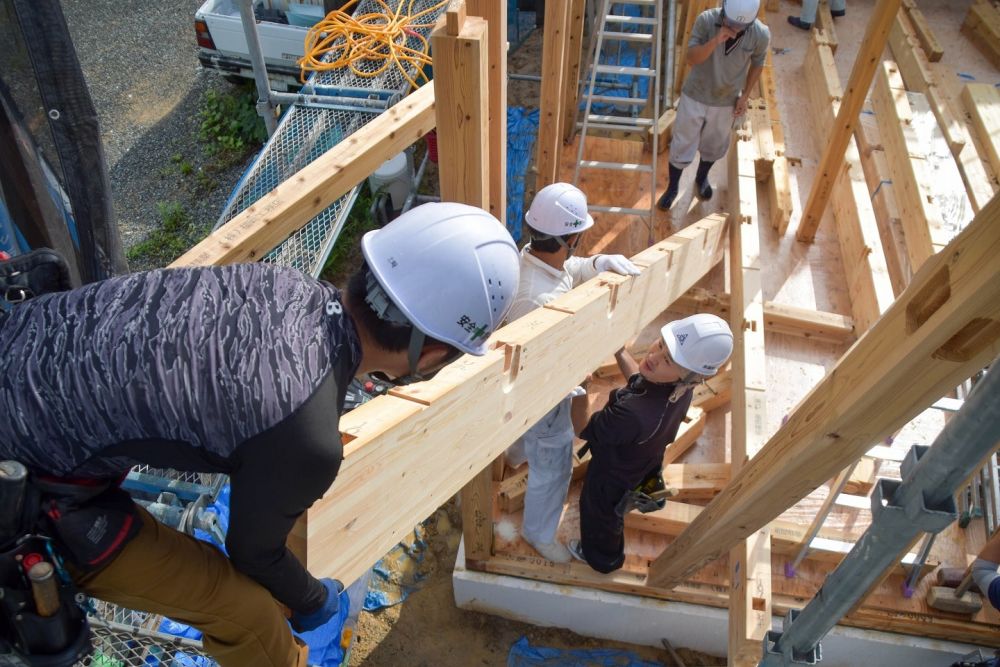 「福岡市城南区04」注文住宅現場リポート④【上棟式】