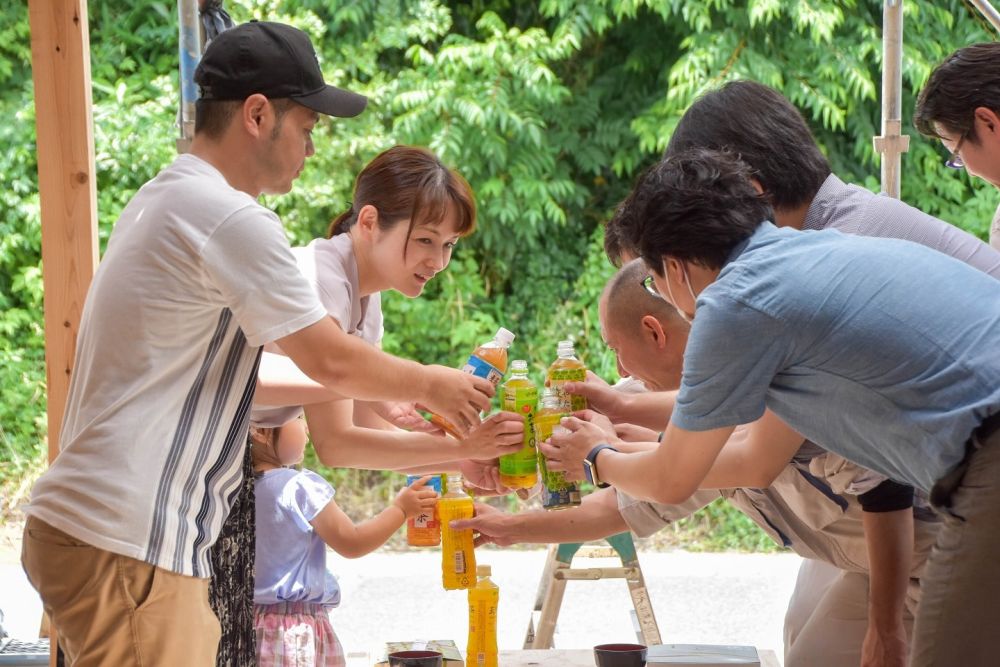「福岡市城南区04」注文住宅現場リポート④【上棟式】