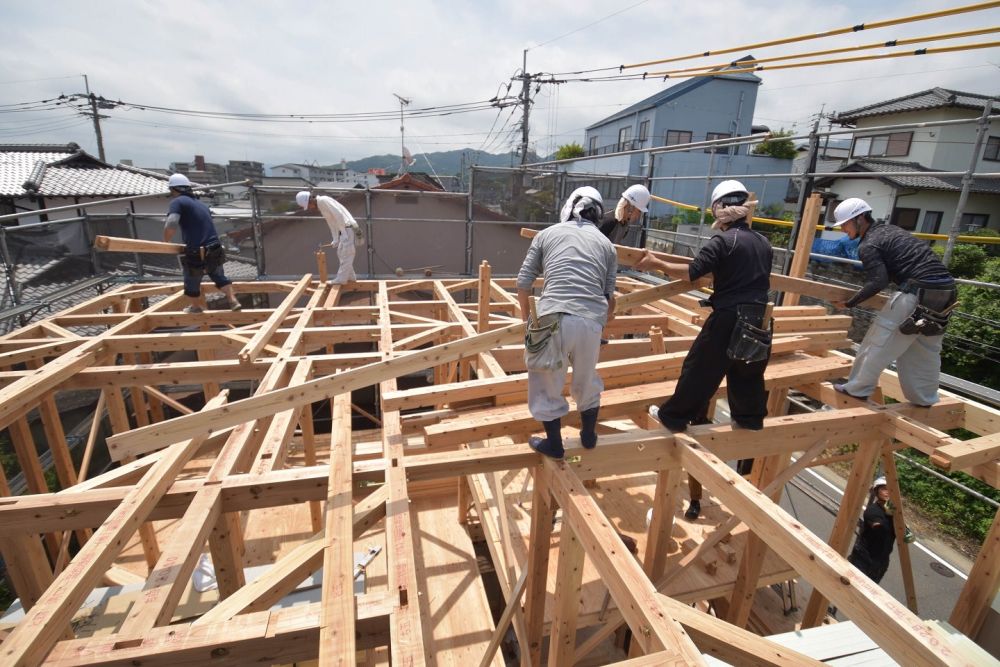 福岡市城南区04　注文住宅現場リポート④　～上棟式～