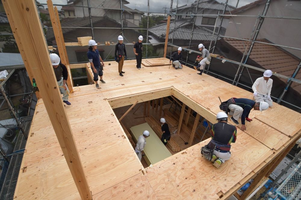 福岡市城南区04　注文住宅現場リポート④　～上棟式～