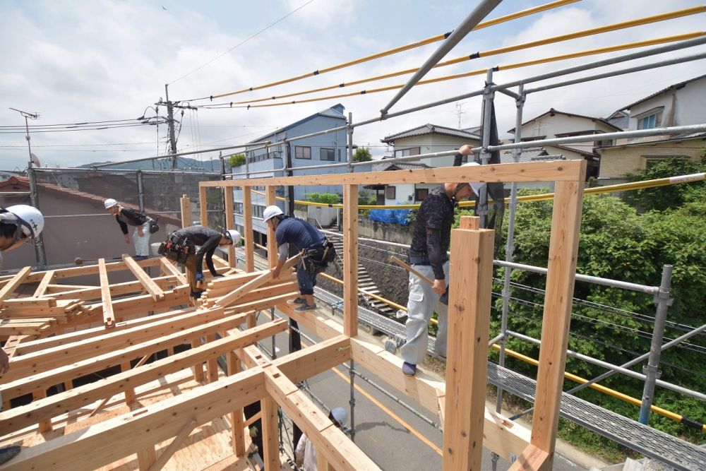 「福岡市城南区04」注文住宅現場リポート④【上棟式】