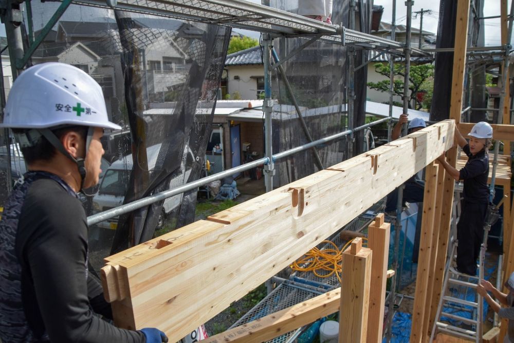 福岡市城南区04　注文住宅現場リポート④　～上棟式～