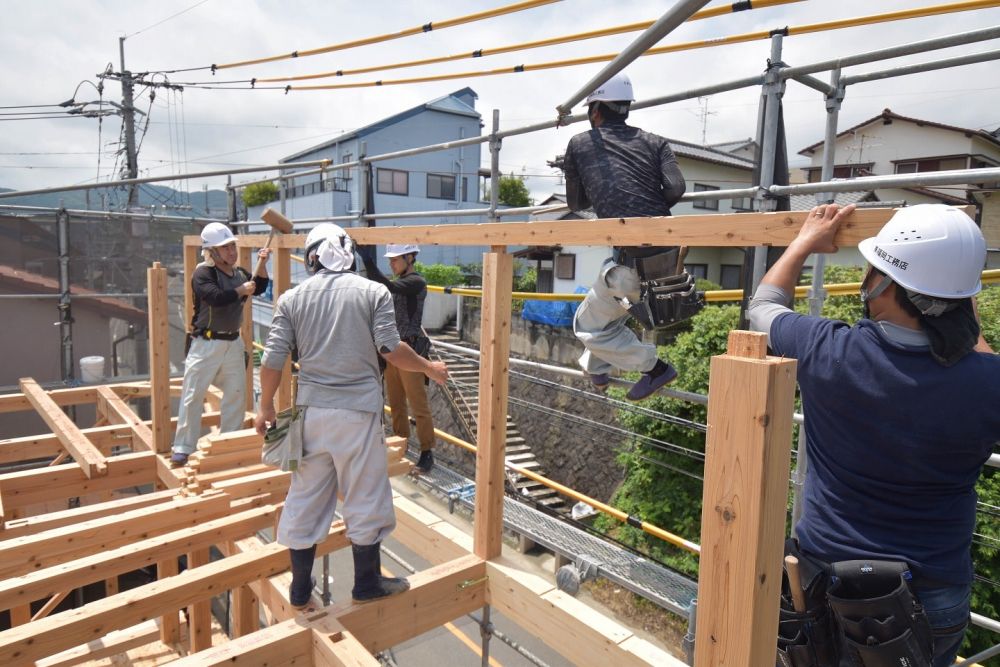 「福岡市城南区04」注文住宅現場リポート④【上棟式】