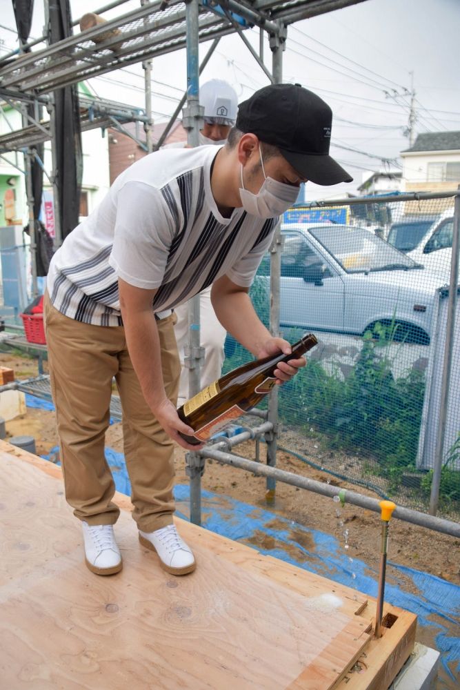 「福岡市城南区04」注文住宅現場リポート④【上棟式】