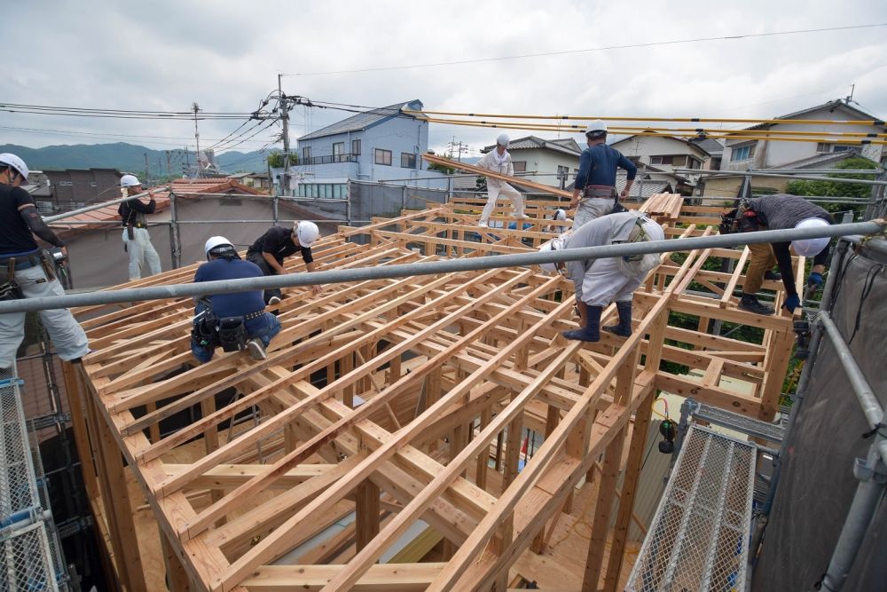 福岡市城南区04　注文住宅現場リポート④　～上棟式～