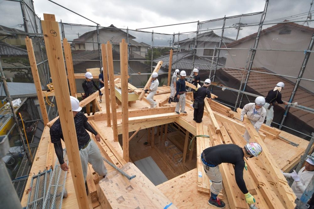 「福岡市城南区04」注文住宅現場リポート④【上棟式】