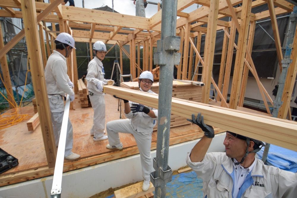 「福岡市城南区04」注文住宅現場リポート④【上棟式】