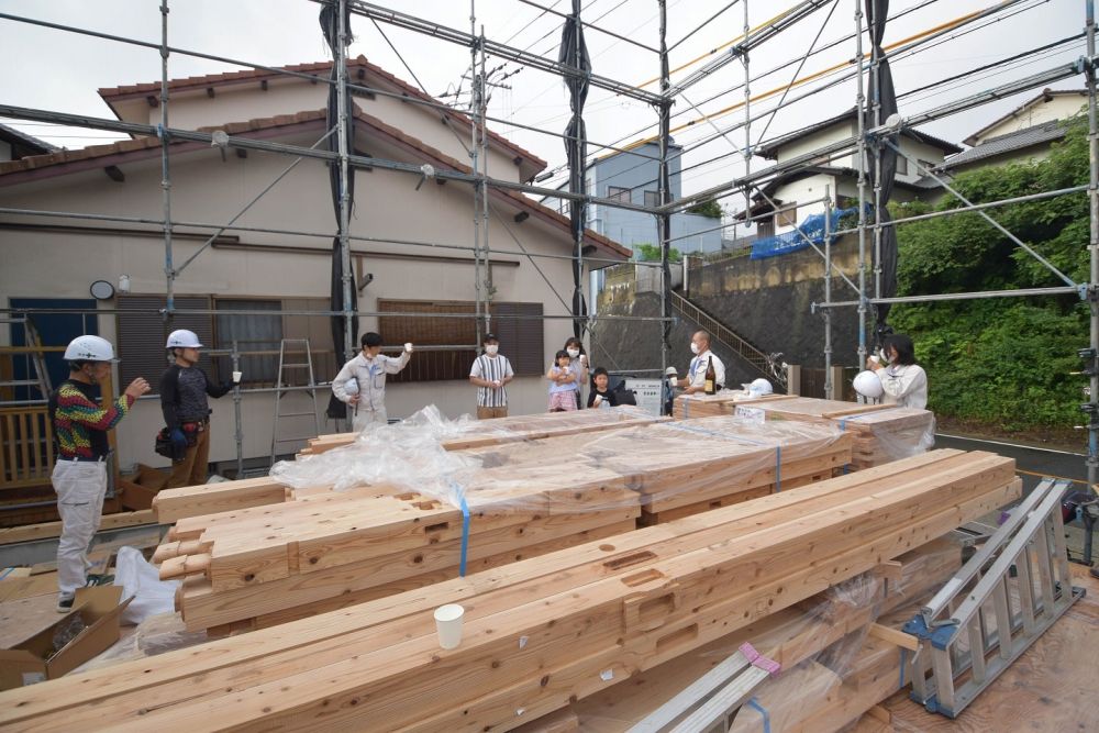 「福岡市城南区04」注文住宅現場リポート④【上棟式】