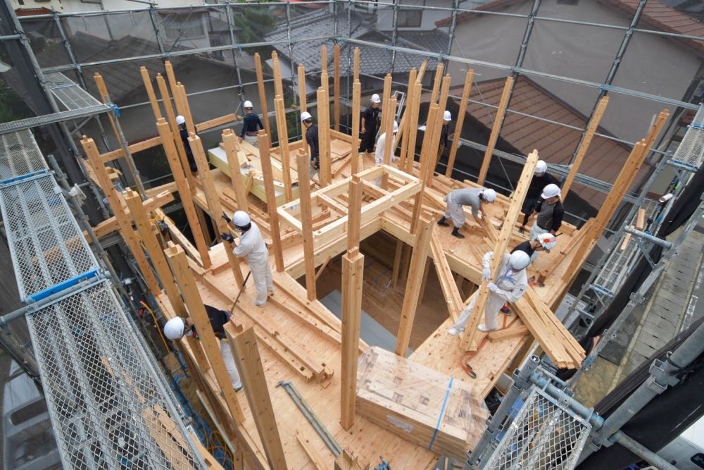 「福岡市城南区04」注文住宅現場リポート④【上棟式】
