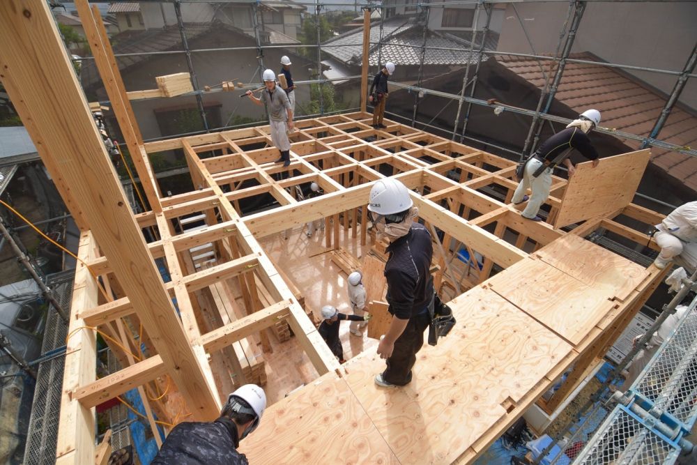 「福岡市城南区04」注文住宅現場リポート④【上棟式】