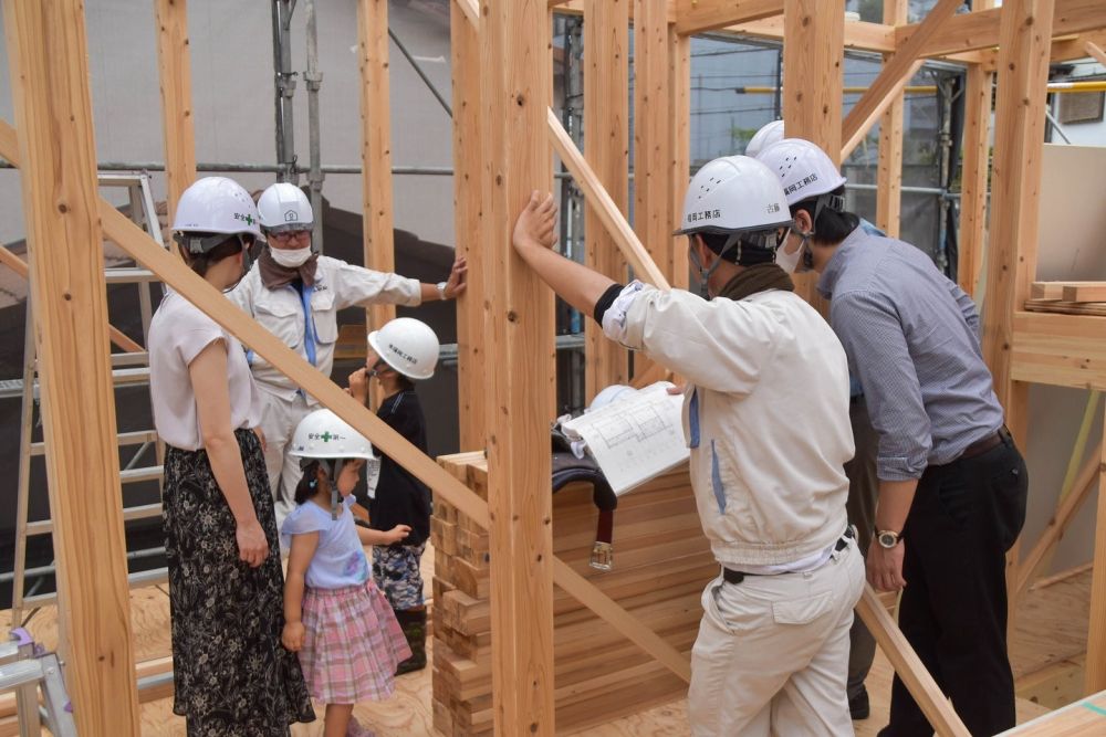 「福岡市城南区04」注文住宅現場リポート④【上棟式】