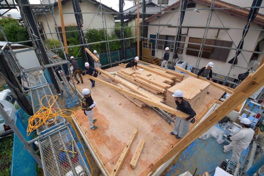 「福岡市城南区04」注文住宅現場リポート④【上棟式】
