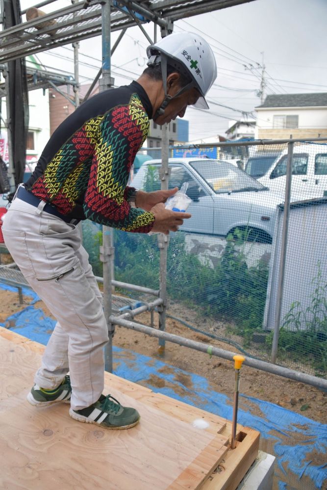 「福岡市城南区04」注文住宅現場リポート④【上棟式】