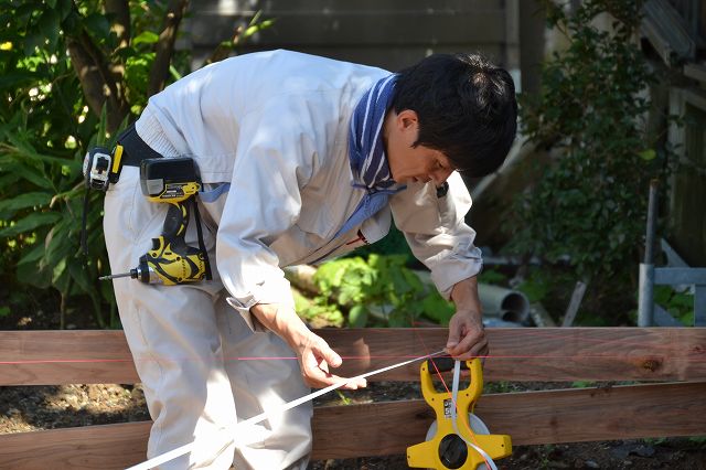 「福岡市東区07」注文住宅現場リポート①【基礎工事】【遣り方】