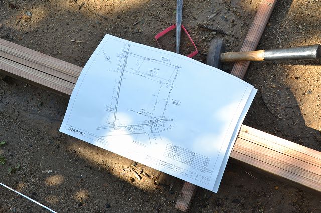 「福岡市東区07」注文住宅現場リポート①【基礎工事】【遣り方】