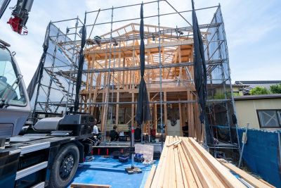 「行橋市02」注文住宅現場リポート①【上棟式】