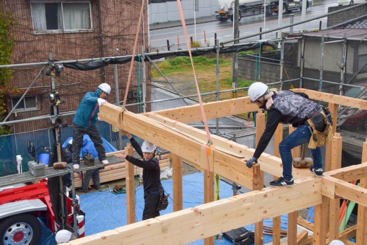 福岡県宮若市02　注文住宅建築現場リポート③　～上棟式・前編～