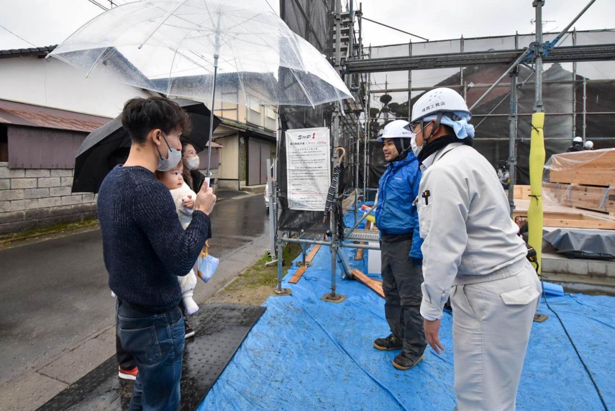 福岡県宮若市02　注文住宅建築現場リポート③　～上棟式・前編～