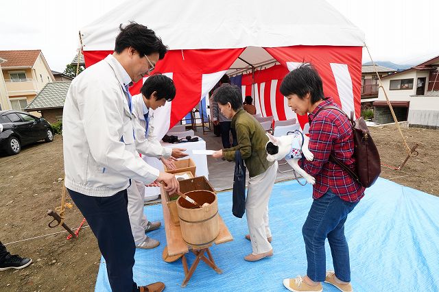 福岡県糟屋郡03　注文住宅建築現場リポート①　～地鎮祭～