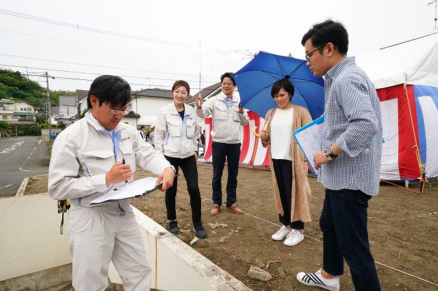 福岡県糟屋郡03　注文住宅建築現場リポート①　～地鎮祭～